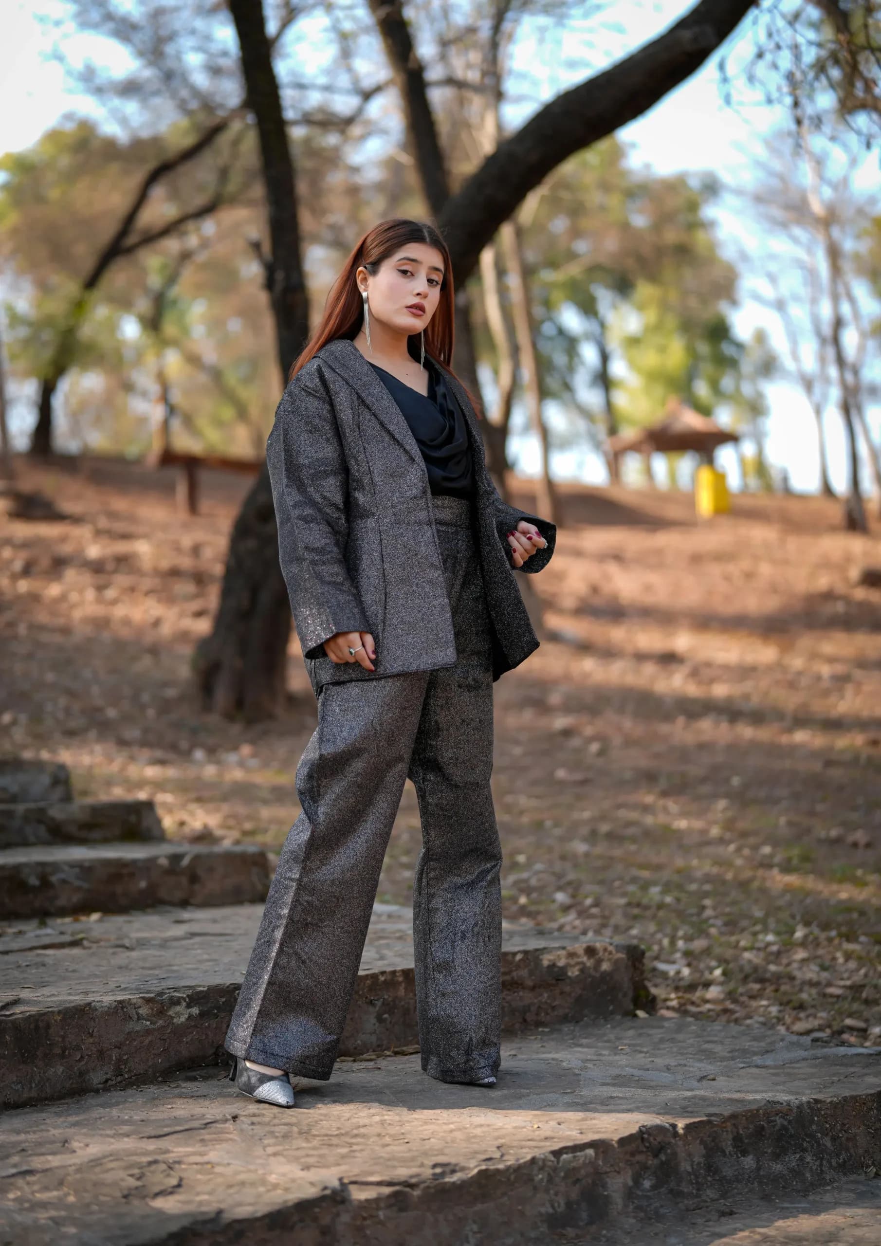 Aaraish Power Luxe: Moonlight Tuxedo Set - Image 4